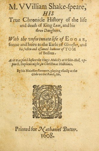 Capa de King Lear